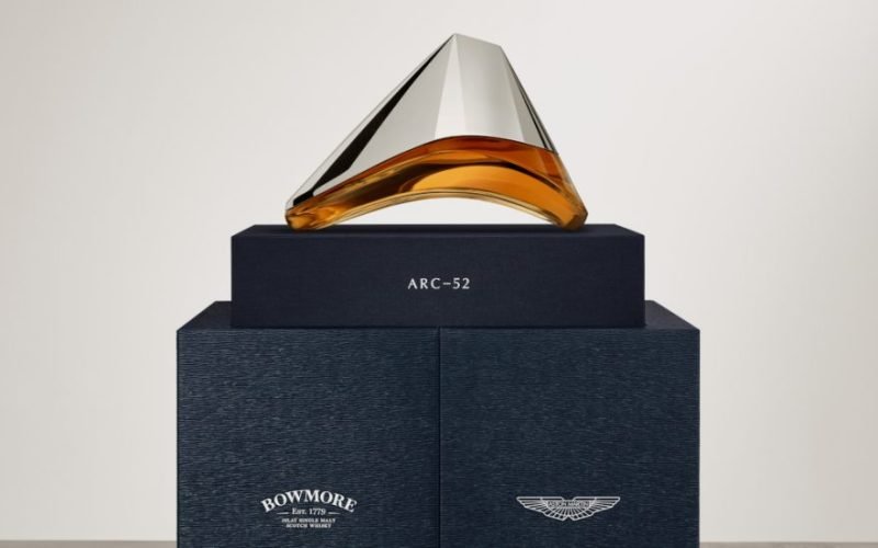 Bowmore Arc 52 One of the oldest Bowmore whiskies in beautiful Aston Martin design