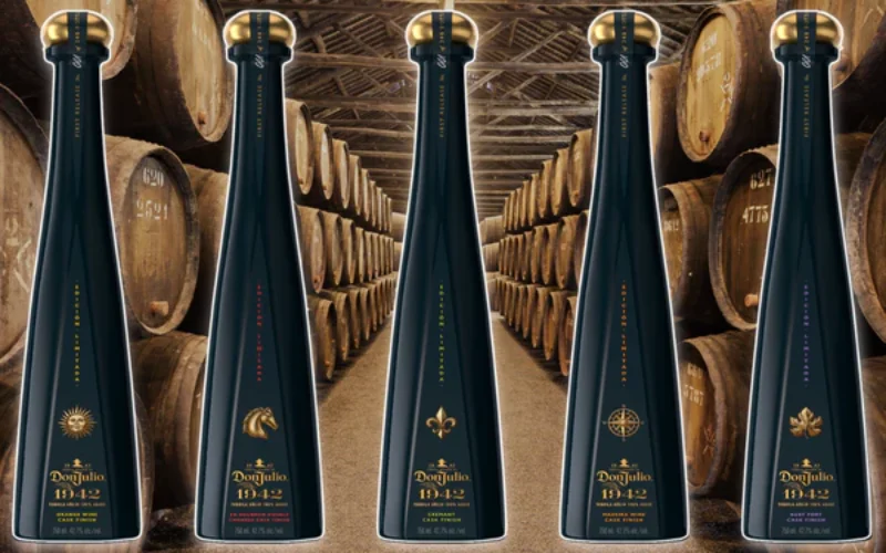 New Don Julio five cask-finished 1942 tequila release