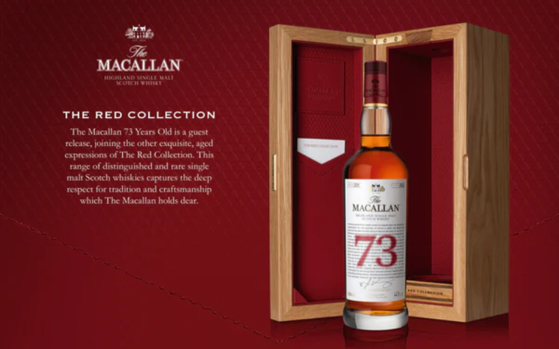 Macallan Introduces 73-Year-Old Whisky from The Macallan Red Collection, Dating Back to 1950