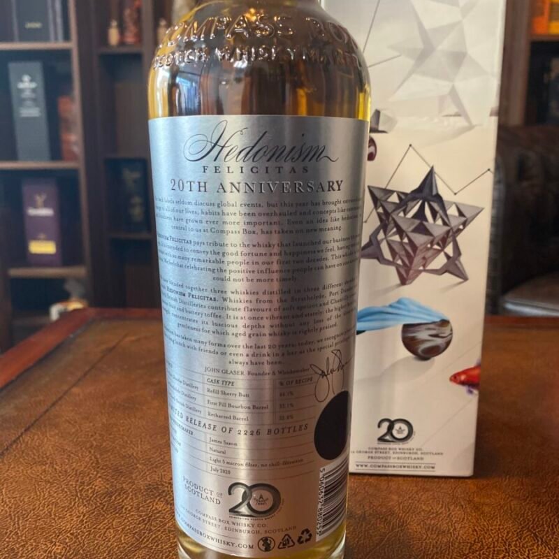 Compass Box Hedonism Felicitas