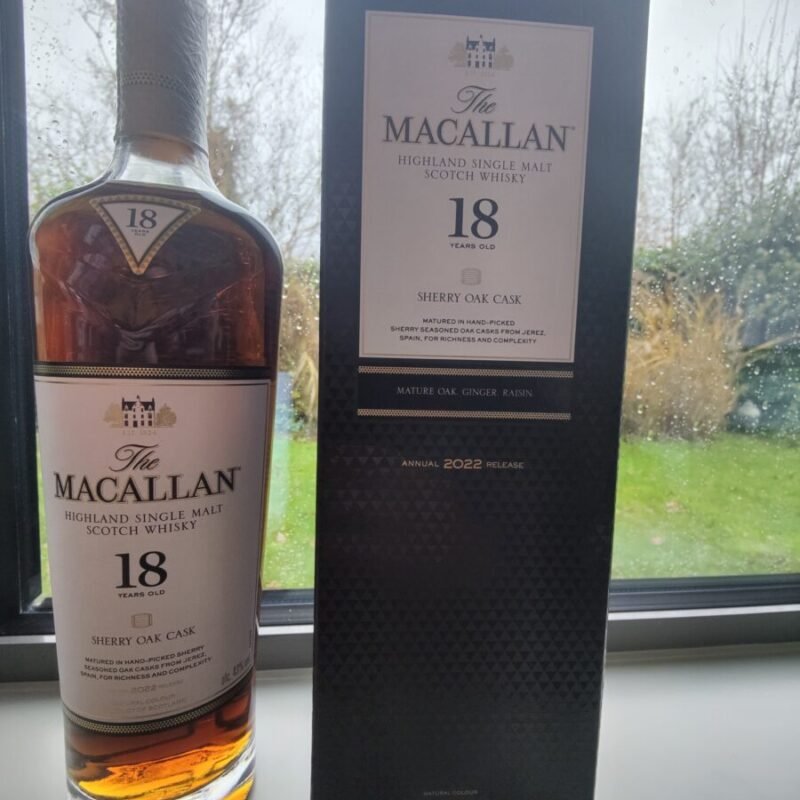 Macallan Sherry oak cask 18y 2022